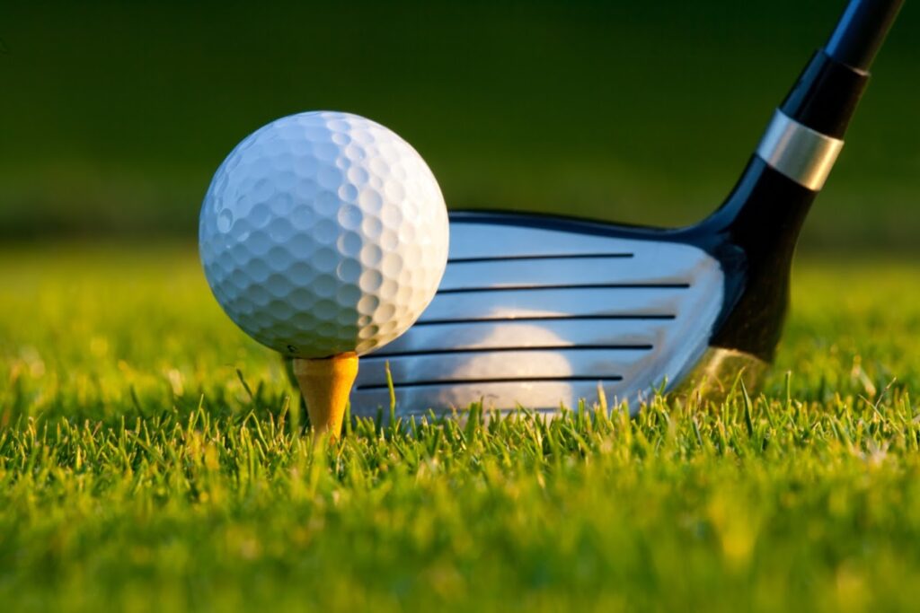 golfing