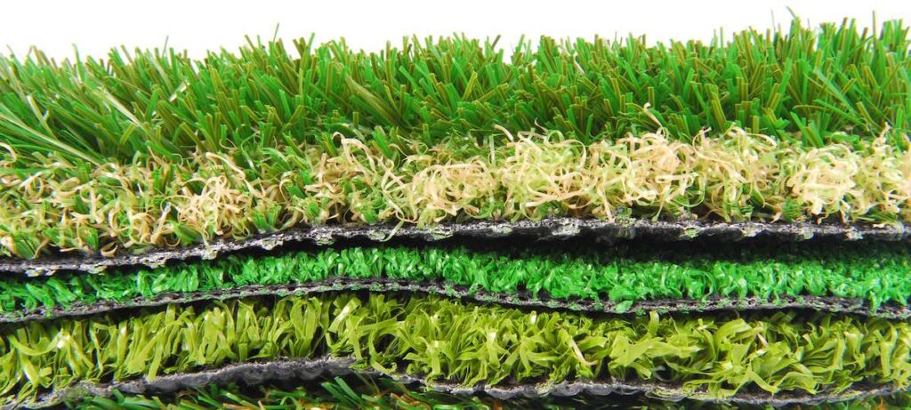 artificial grass astroturf selection isolated on white