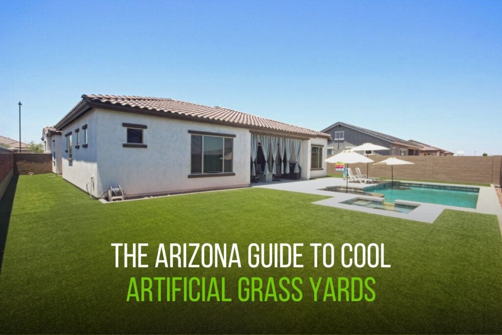 The Arizona Guide to Cool Artificial Grass Yards - sunburst 1
