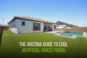 The Arizona Guide to Cool Artificial Grass Yards - sunburst 1