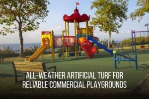 All-Weather Artificial Turf for Reliable Commercial Playgrounds - Sunburst Landscaping 2