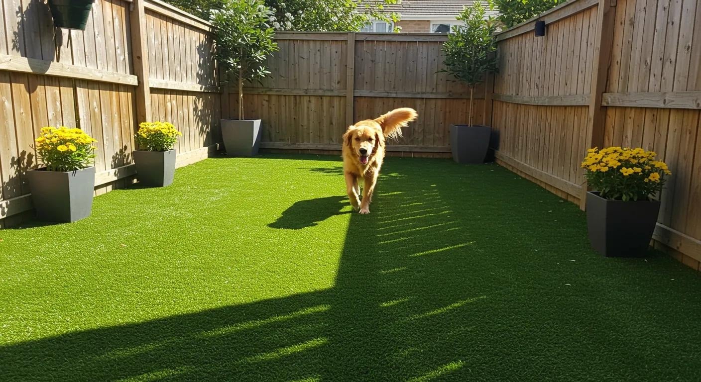 What's the Cost for Artificial Turf in Your Small Dog-Friendly Yard