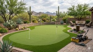 backyard putting green installation cost arizona